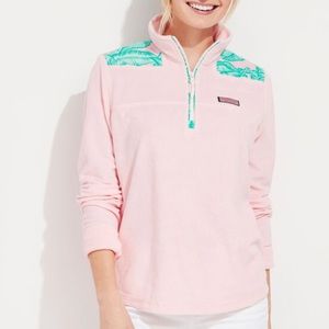 Vineyard Vines Banana Leaf Terry Relaxed Shep Shirt/ Pullover Jacket size 3X NWT